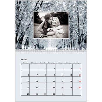 Fotokalender A4 doppelt — Vier Jahreszeiten