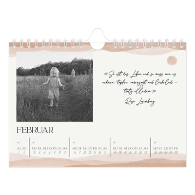 Fotokalender A5 — Positive Zitate [Februar]