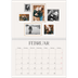 Fotokalender A4 doppelt (30 x 40 cm) — Fotowand [Februar]
