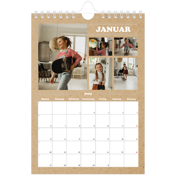 Fotokalender A5 — Magazinstil