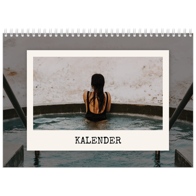 Fotokalender A4 doppelt (30 x 40 cm) — Die Porträtaufnahme [deckblatt]