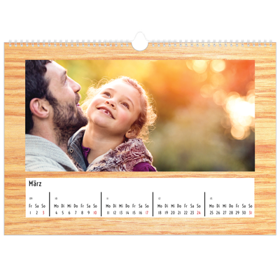 Fotokalender A3 — Holzhintergründe [Marsch]