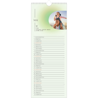 Küchenkalender  — Astrologie Farbverlauf [deckblatt]