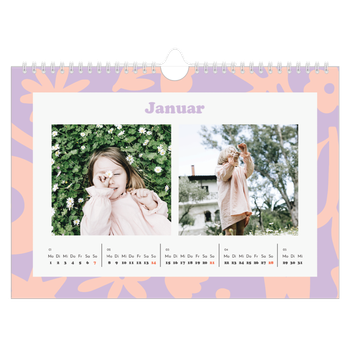 Fotokalender A4 — Verspielte Motive
