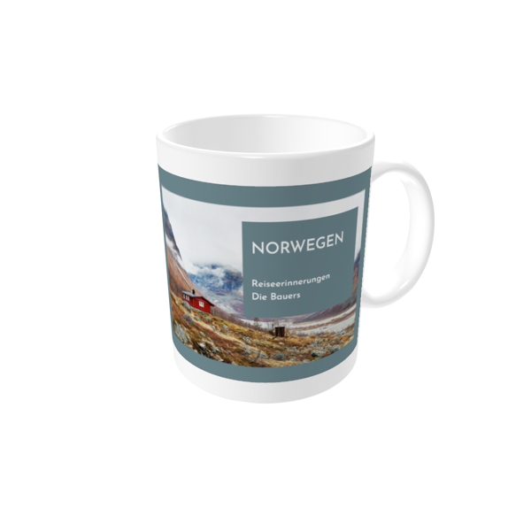 Tasse bedrucken — Reisefarben - Norwegen