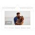 Fotokalender A5 — Datumsfeld-Overlay [Januar]