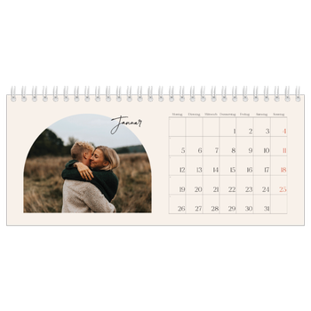 Tischkalender — Erinnerungsbogen