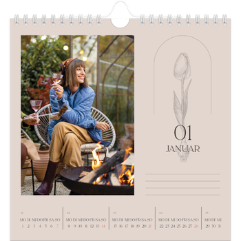 Fotokalender Quadratisch — Einfach botanisch