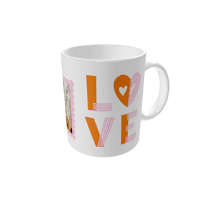 Tasse bedrucken — Liebesschnipsel