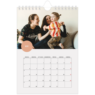 Fotokalender A5 — Fotosticker [deckblatt]