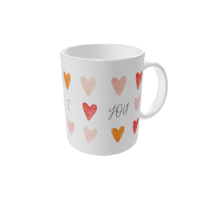 Tasse bedrucken — Herz-Drucke