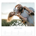 Jahreskalender Quadratisch — Blumenmotiv [Januar]