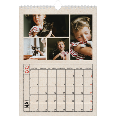 Fotokalender A4 (20 x 30 cm) — Stempeleffekt [deckblatt]