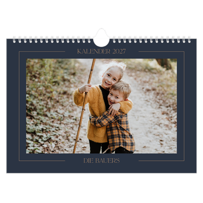 Fotokalender A4 — Preußisch Blau [deckblatt]