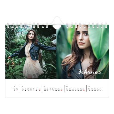 Fotokalender A5 — Monat [Februar]
