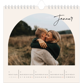 Fotokalender Quadratisch — Erinnerungsbogen