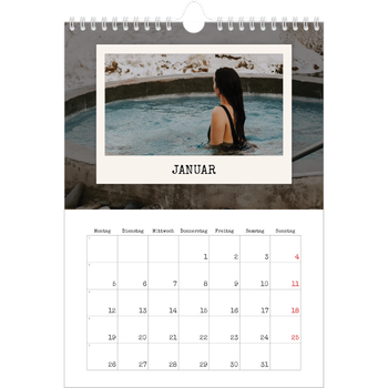 Fotokalender A4 — Die Porträtaufnahme