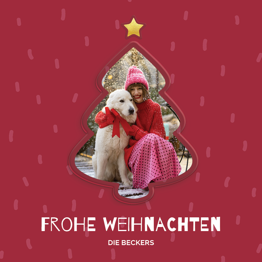 Fotokarten — Roter Baumausstecher