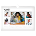 Fotokalender A4 — Zeitschriften-Stil [April]