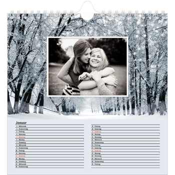 Fotokalender Quadratisch — Vier Jahreszeiten