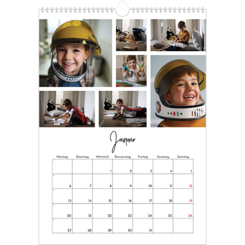 Fotokalender A3 — Fotoarrangement