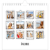 Jahreskalender Quadratisch — Scrapbook-Schnappschüsse [deckblatt]