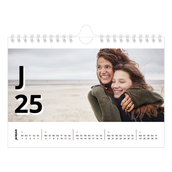 Fotokalender A5 — Große Zeichen