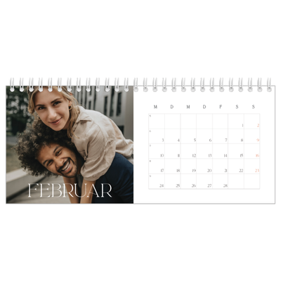 Tischkalender — Überlebensgroß [Februar]