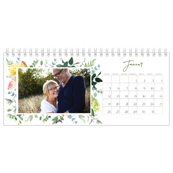 Tischkalender — Klassisch geblümt