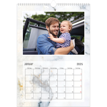 Fotokalender A4 — Mamor Hintergünde