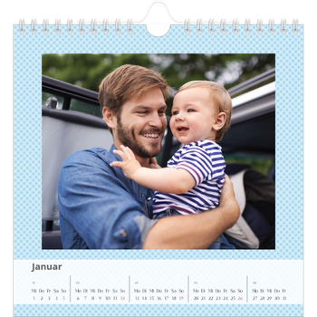 Fotokalender Quadratisch — Pastellmuster