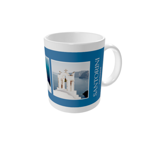 Tasse bedrucken — Griechische Farbtöne