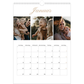Fotokalender A3 — Eleganter Kalender