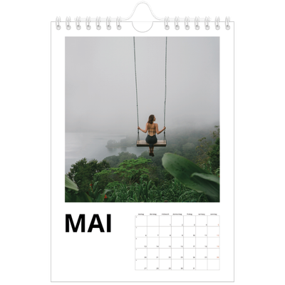 Fotokalender A5 — Datum groß [deckblatt]