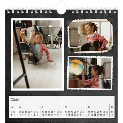 Jahreskalender Quadratisch — Fotosammlung [Marsch]