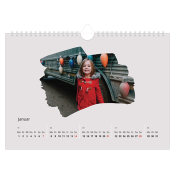 Fotokalender A4 — Pinselstriche