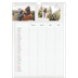 A3 Familienplaner — Handgemachter Planer - 4-köpfige Familie [Februar]