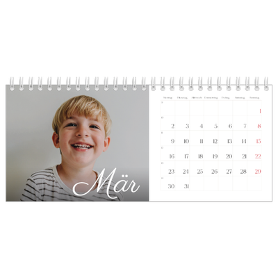 Tischkalender — Handgeschriebener Monat [Marsch]