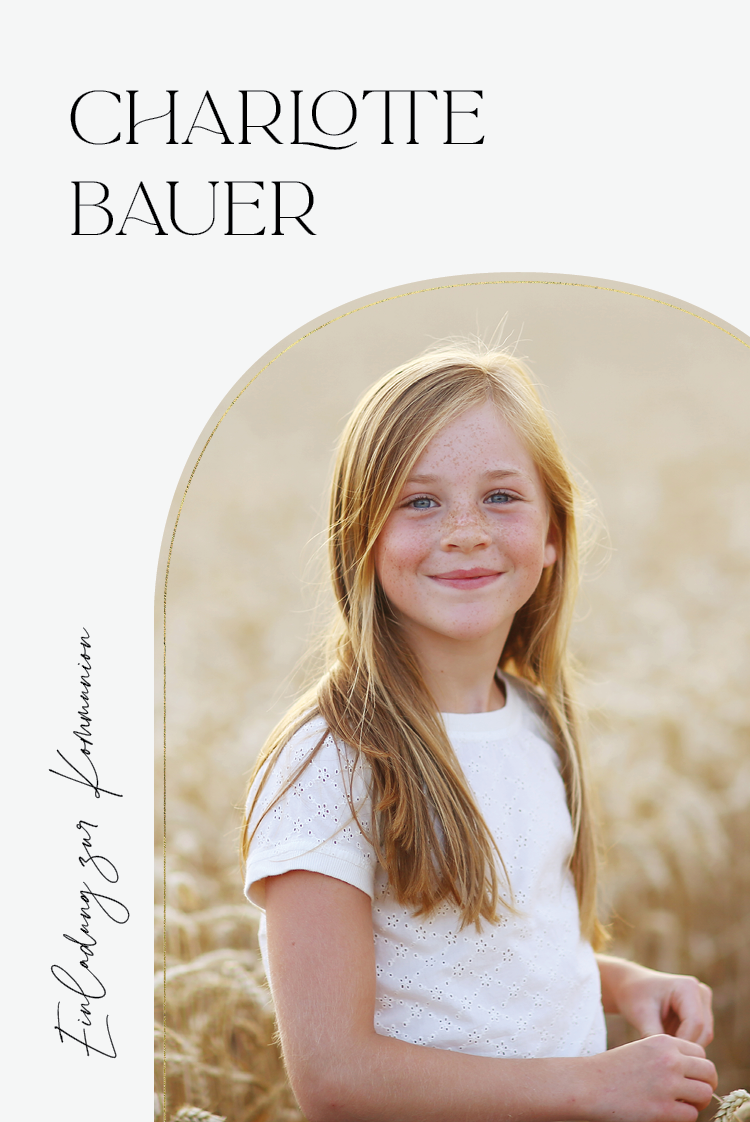 Einladungskarten — Elfenbein Bogen