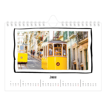 Fotokalender A5 — Scrapbook-Schnappschüsse