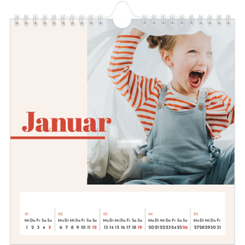 Fotokalender Quadratisch — 90er Nostalgie