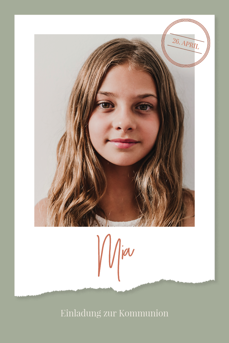 Einladungskarten — Salbei