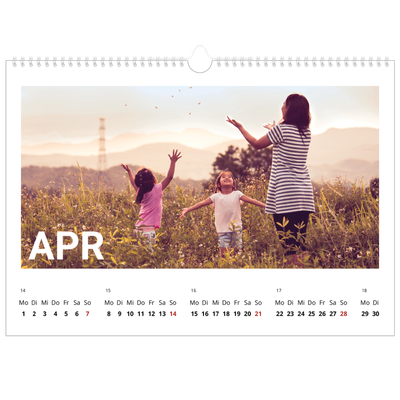 Fotokalender A3 — Großer Monat [April]