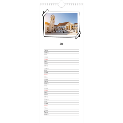 Küchenkalender  — Scrapbook-Schnappschüsse [April]