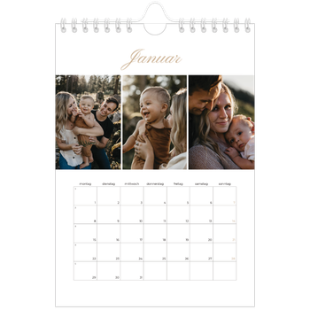 Fotokalender A5 — Eleganter Kalender