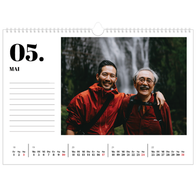 Fotokalender A3 — Serif und Momente [deckblatt]