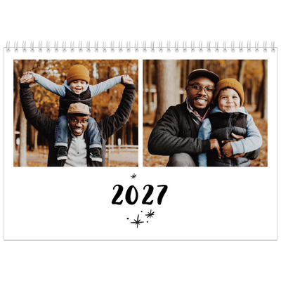 Fotokalender A4 doppelt (30 x 40 cm) — Handgeschrieben [deckblatt]