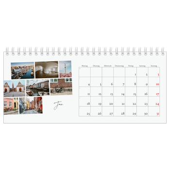 Tischkalender — Städtereise