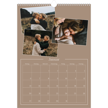 Fotokalender A3 — Gebastelte Momente