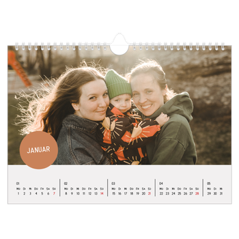 Fotokalender A4 — Fotosticker
